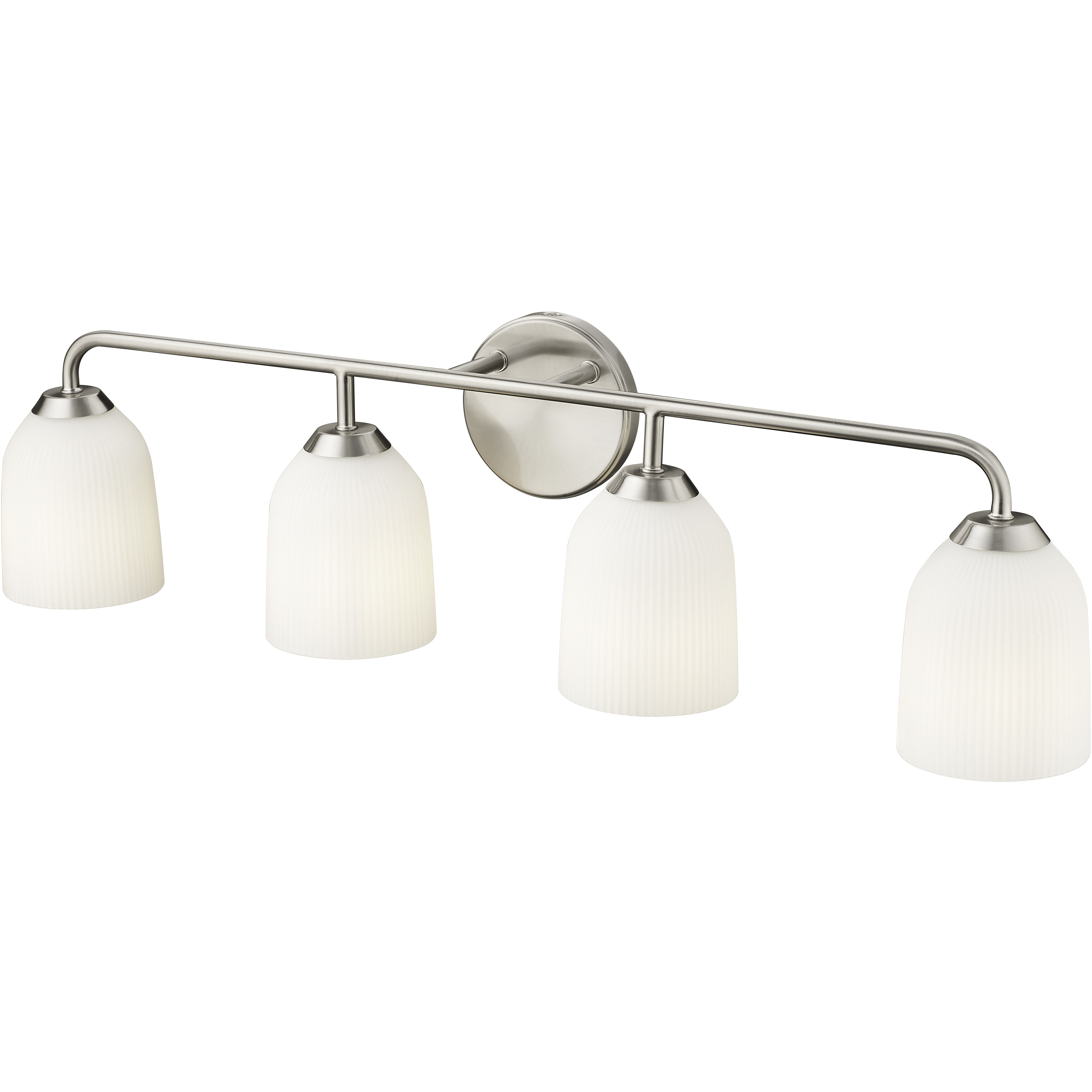 Norah 4 Light 32 inch Brushed Nickel Bathroom Vanity Light Wall Light